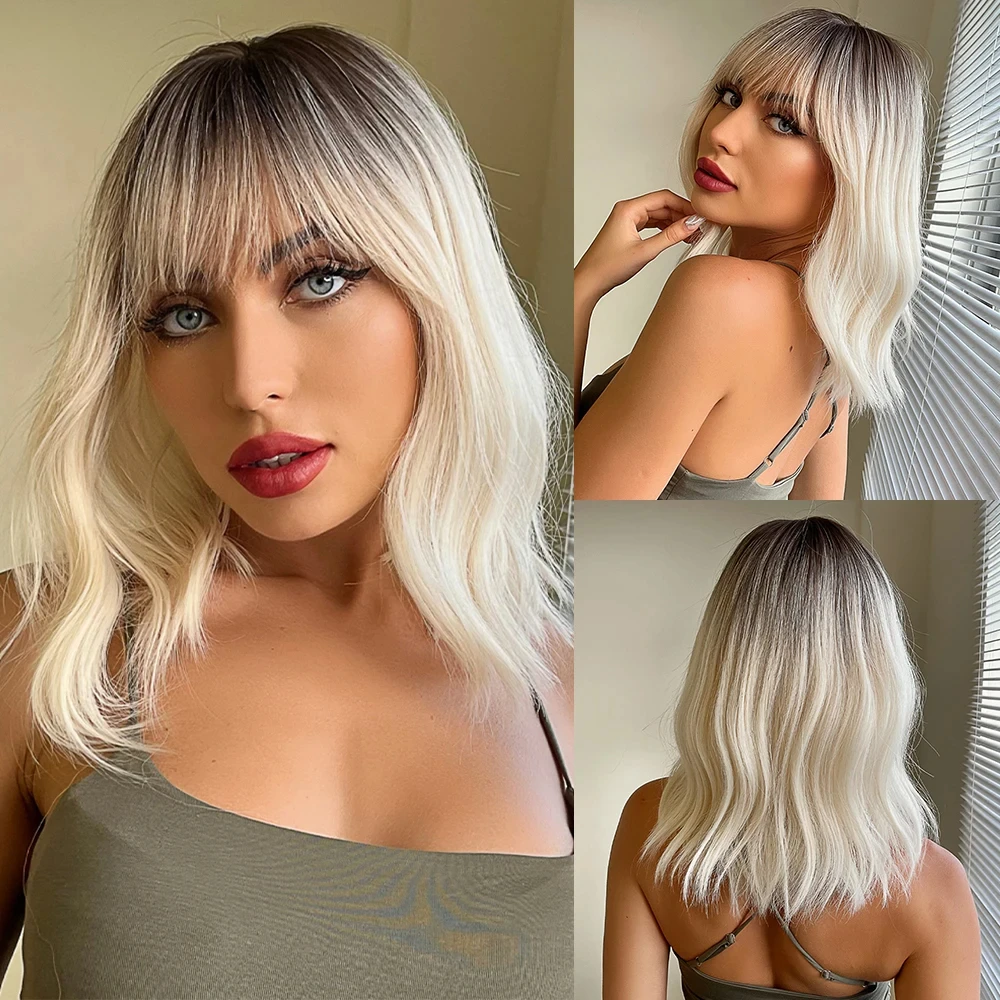 perruque naturelle blonde